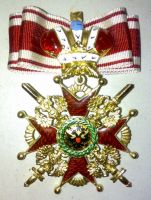 Изображение награды : орден "Святого Станислава (обр. 1839 г. с кор. для нехр.)"