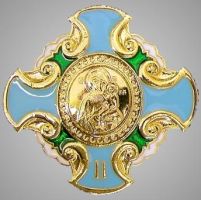 Изображение награды : нагрудный (наградной) знак "Патриарший знак Материнства"